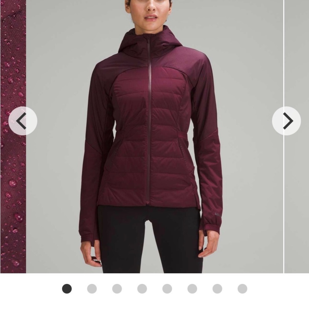 Lululemon Athletica Deep Purple Puffer Jacket